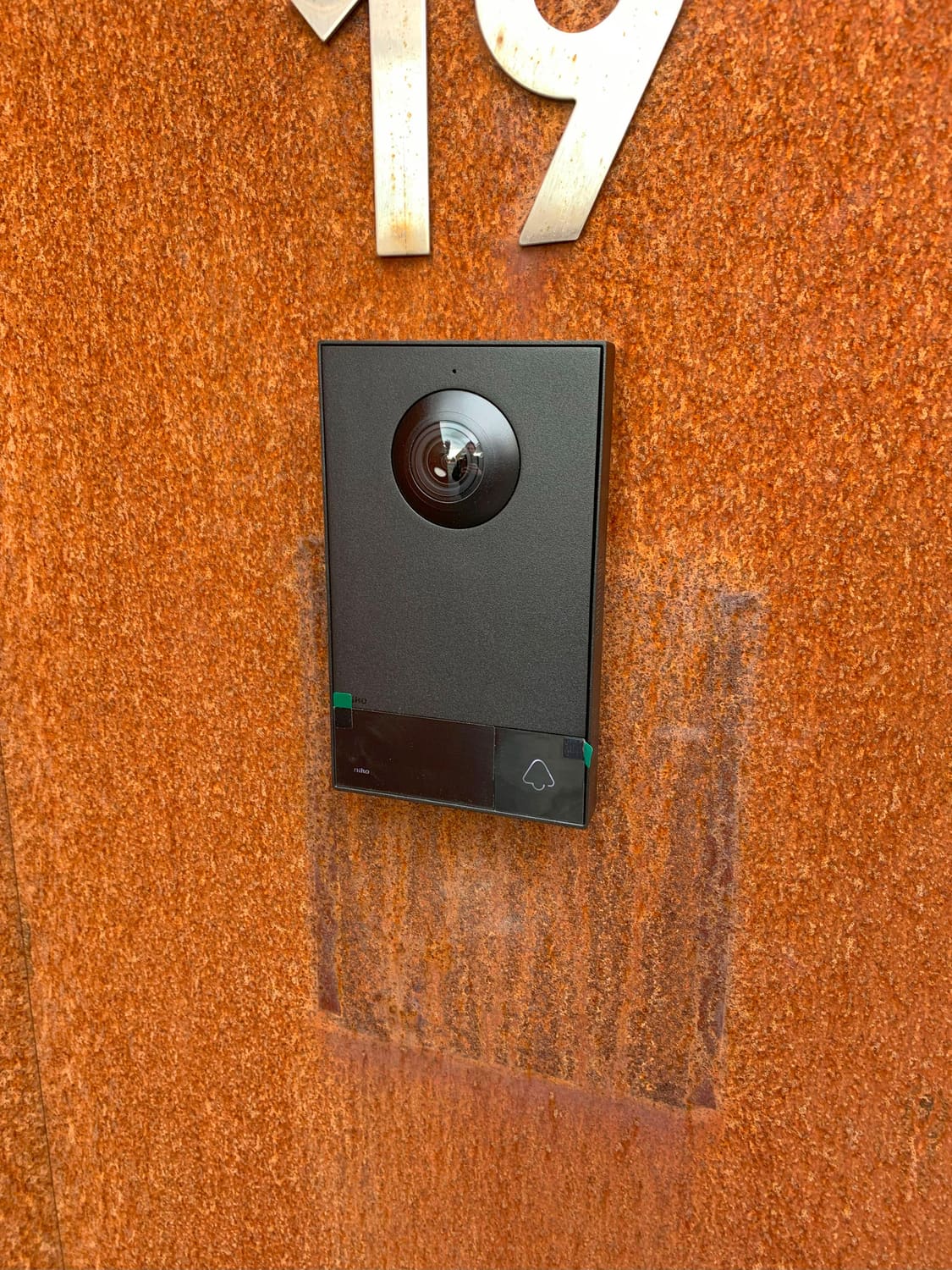 Keypad voor toegangscontrole, geplaatst door Elektro Commyn